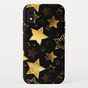 Seamless pattern with Golden Stars Case-Mate iPhone Case