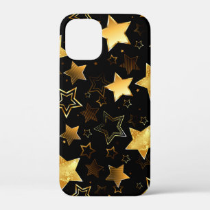 Seamless pattern with Golden Stars iPhone 12 Mini Case