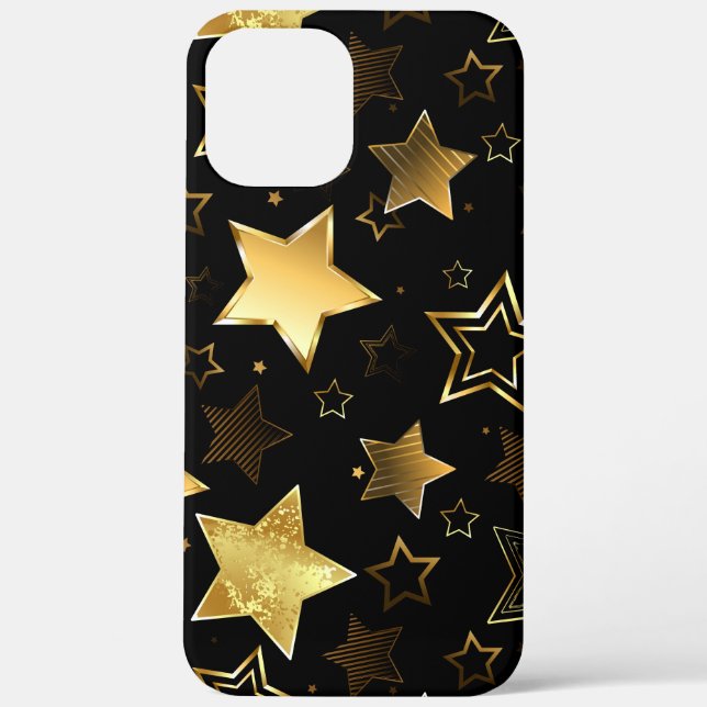 Seamless pattern with Golden Stars Case-Mate iPhone Case (Back)