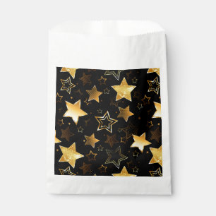 Seamless pattern with Golden Stars Favour Bags