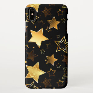 Seamless pattern with Golden Stars iPhone XS Max Case