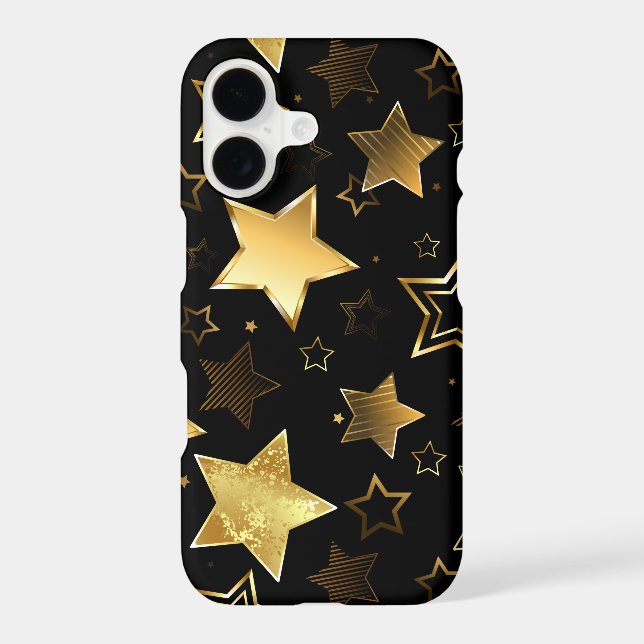 Seamless pattern with Golden Stars Samsung Galaxy Case (Back)