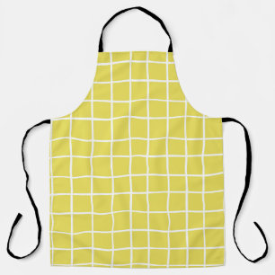 Seamless pattern with hand drawn ink shapes. Trend Apron