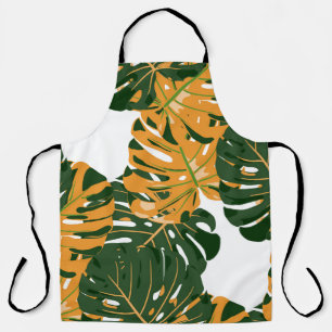 Seamless Pattern with Hawaiian Rainforest. Retro C Apron