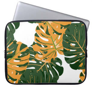 Seamless Pattern with Hawaiian Rainforest. Retro C Laptop Sleeve