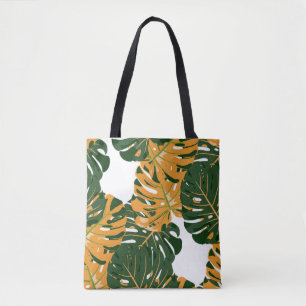 Seamless Pattern with Hawaiian Rainforest. Retro C Tote Bag