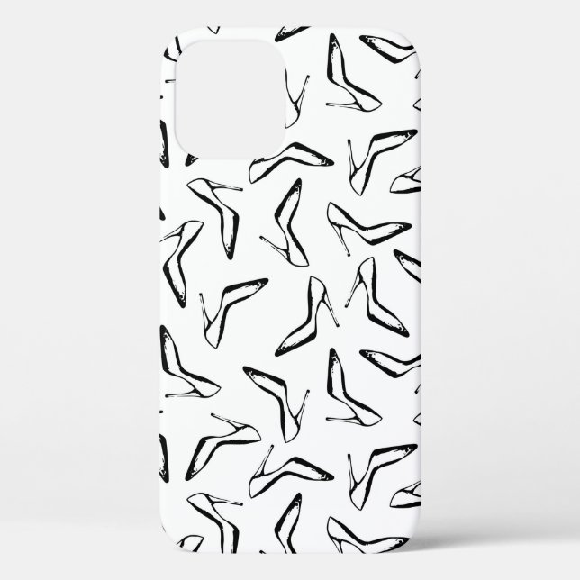 Seamless pattern with high heels glamour shoes Case-Mate iPhone case (Back)