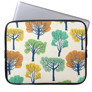 Seamless pattern with old trees laptop sleeve