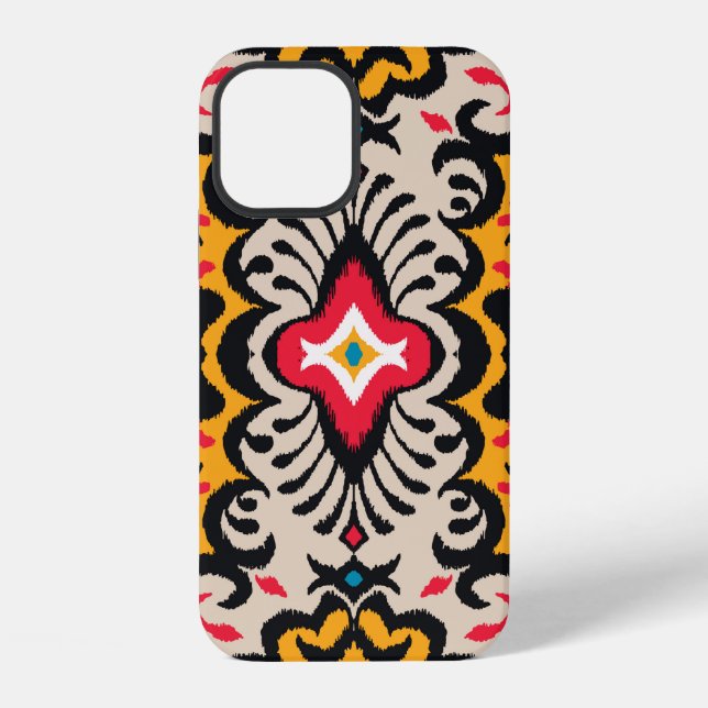 Seamless pattern with paisley ornament iPhone case (Back)