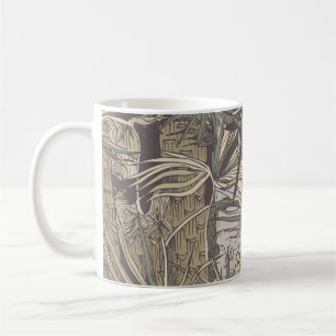 Seamless pattern with palm leaves, brightpattern,t coffee mug