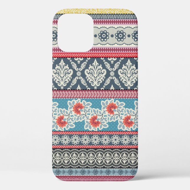 Seamless pattern with patchwork tiles. Case-Mate iPhone case (Back)