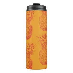 Seamless pattern with pineapples thermal tumbler