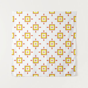 Seamless pattern with squares Abstract background Tapestry