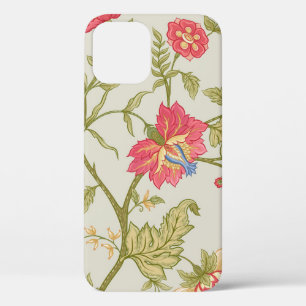 Seamless pattern with stylised ornamental flowers  iPhone 12 case