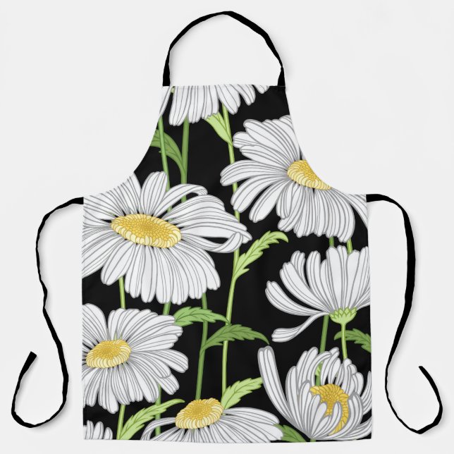 Seamless pattern with summer flowers. apron (Front)