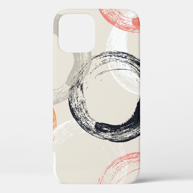 Seamless pattern with watercolor circles Case-Mate iPhone case (Back)