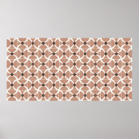 Seamless pattern with white wavy lines and black s