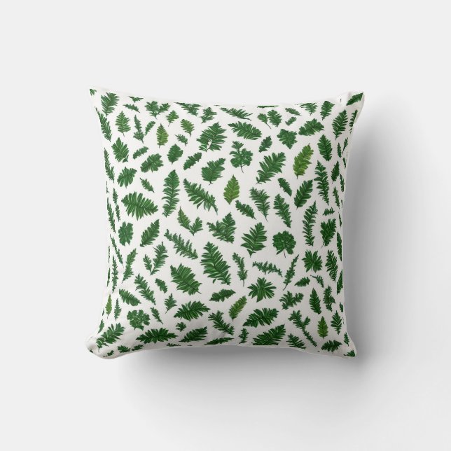 Seamless patterns featuring various plants flower cushion (Front)