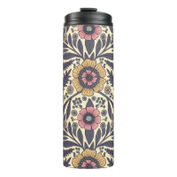 Seamless Pink & Blue Floral Pattern