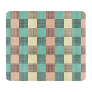 Seamless plaid pattern   cutting board