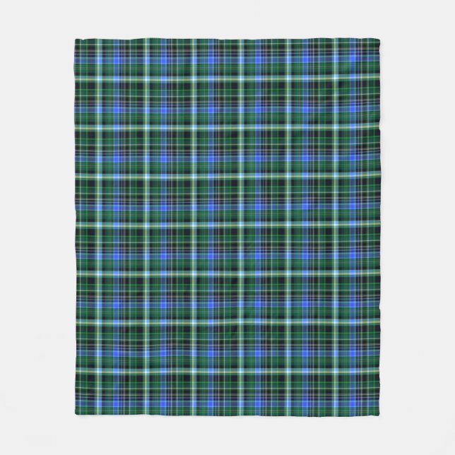 Seamless plaid pattern. Fabric pattern. Texturebac Fleece Blanket (Front)