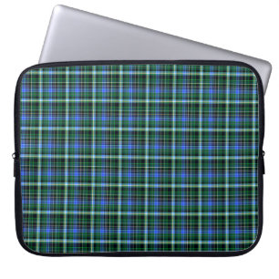 Seamless plaid pattern. Fabric pattern. Texturebac Laptop Sleeve