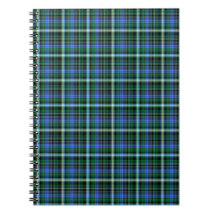 Seamless plaid pattern. Fabric pattern. Texturebac Notebook