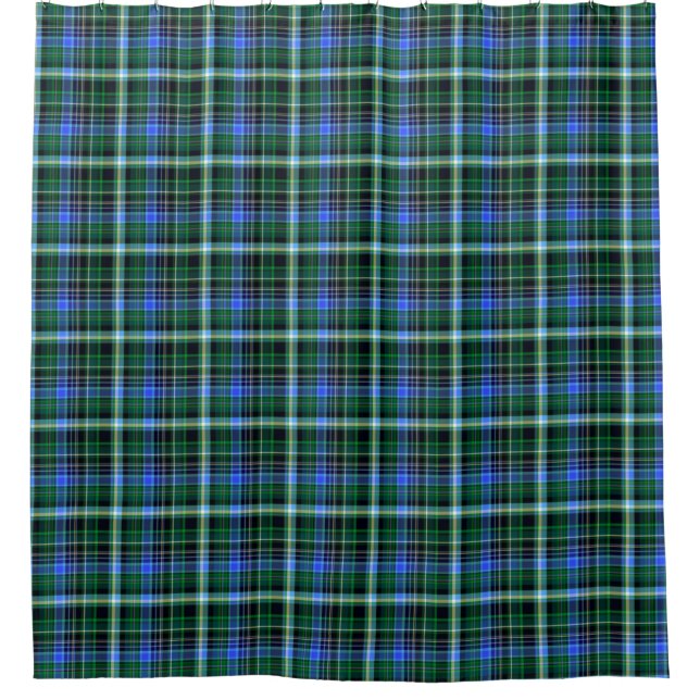 Seamless plaid pattern. Fabric pattern. Texturebac Shower Curtain (Front)