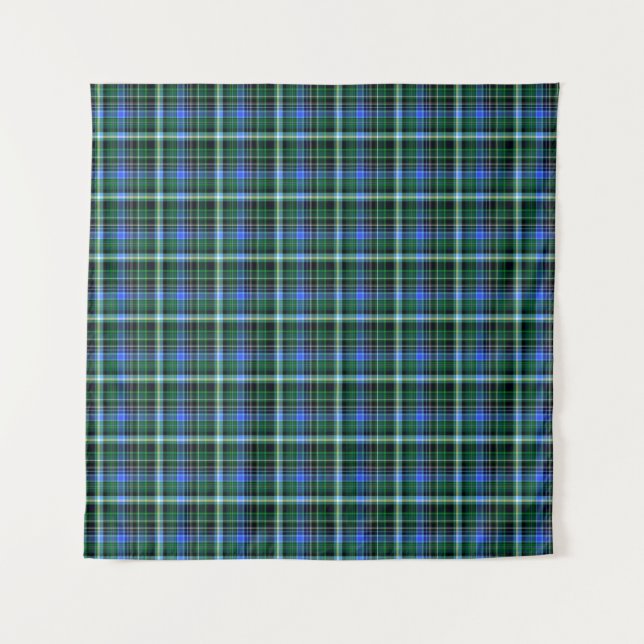 Seamless plaid pattern. Fabric pattern. Texturebac Tapestry (Front)