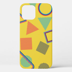 Seamless Pop Art Pattern. Abstract Colorful Textur iPhone 12 Case