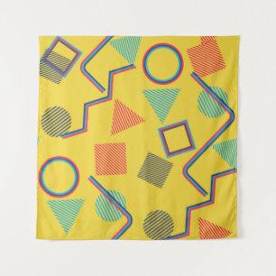 Seamless Pop Art Pattern. Abstract Colorful Textur Tapestry
