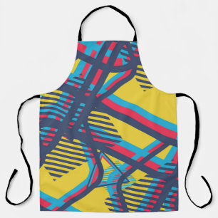 Seamless Pop Art Pattern. Abstract Colour Texture Apron