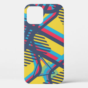 Seamless Pop Art Pattern. Abstract Colour Texture iPhone 12 Case