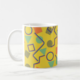 Seamless Pop Art Pattern. Abstract Colourful Textu Coffee Mug