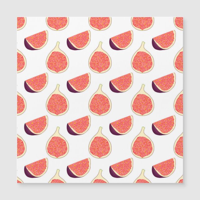 Seamless purple fig: colourful pattern (Front)