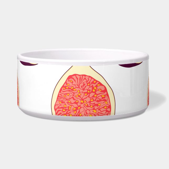 Seamless purple fig: colourful pattern (Front)