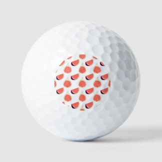 Seamless purple fig: colourful pattern golf balls