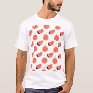 Seamless purple fig: colourful pattern T-Shirt