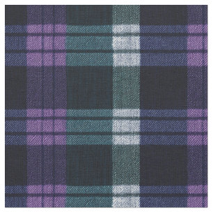 Seamless Purple,Green,White,Black Plaid Tartan Fabric