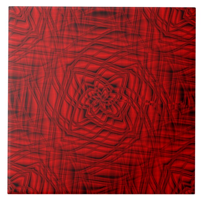 Seamless Red Ceramic Tile (Front)