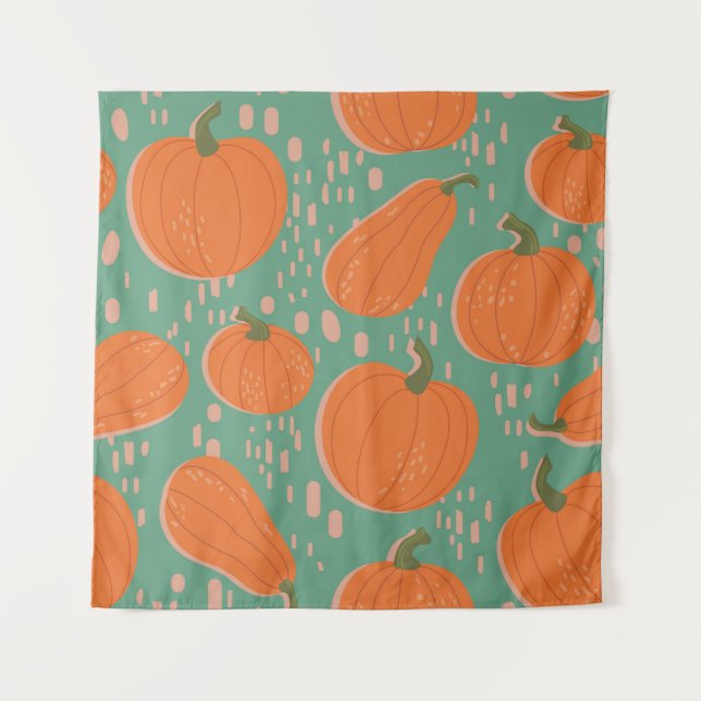 Seamless repeat pattern swatch. Vintage design of  Tapestry (Front)