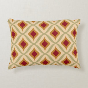 Seamless retro ornamental pattern vintage illustra decorative cushion