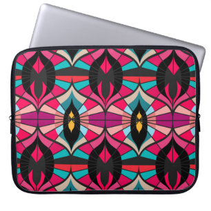 Seamless retro pattern in the style of the sixties laptop sleeve