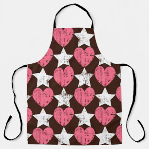 Seamless retro pattern. Texture with threadbare he Apron