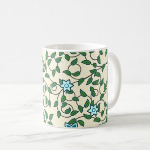 Seamless retro pattern with rounded squares coffee mug