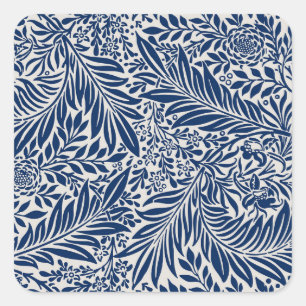 Seamless retro pattern with rounded squares square sticker