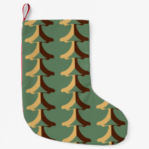 Seamless retro pattern with vertical elements. abs small christmas stocking