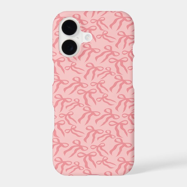 Seamless Ribbon Pattern In Charm And Tea Rose Pink (Back)