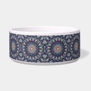 Seamless round ornamental mandala pattern arabic k