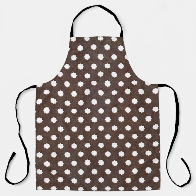 Seamless Rusted metal plate, Perfectly tile able.  Apron (Front)